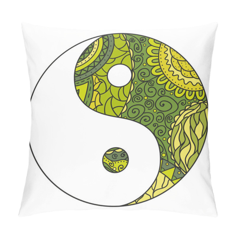 Personality  Zendala.Line Art. Pillow Covers