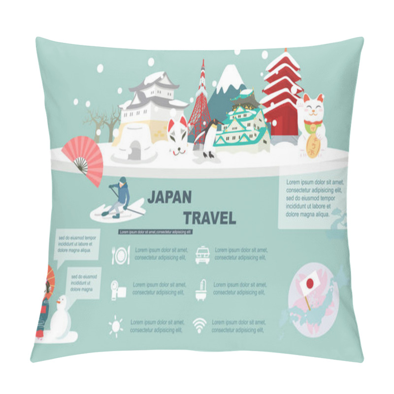 Personality  Japan Travel Element  Pillow Covers