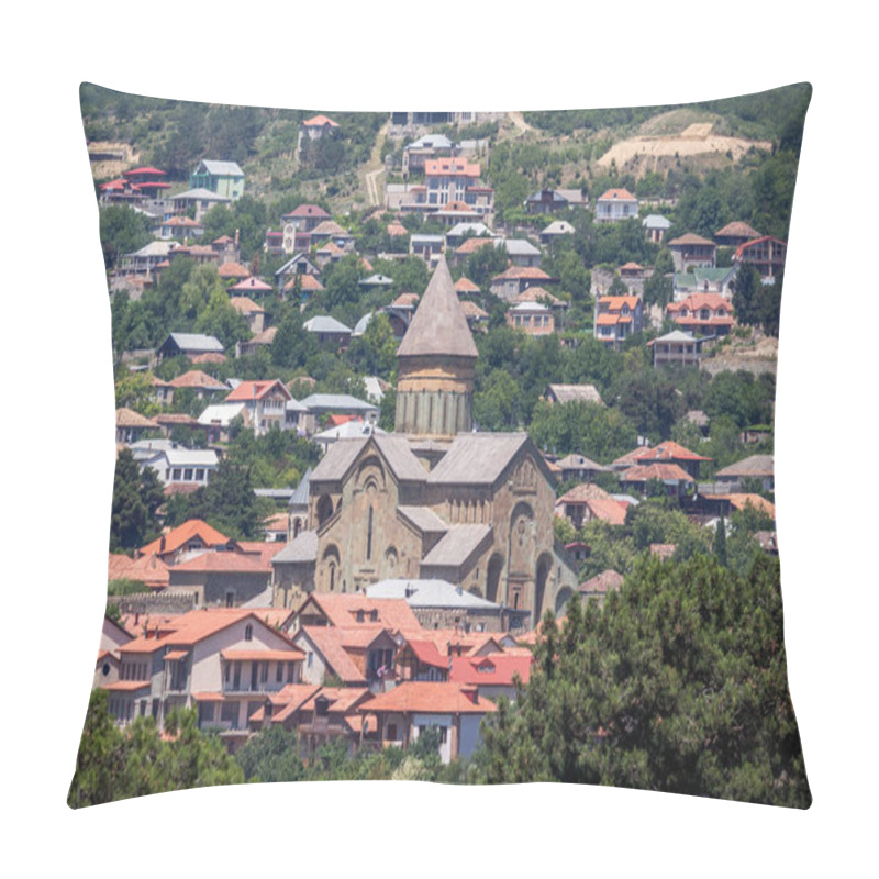 Personality  Ancient Orthodox Church, Svetitskhoveli. Mtskheta Georgia Pillow Covers