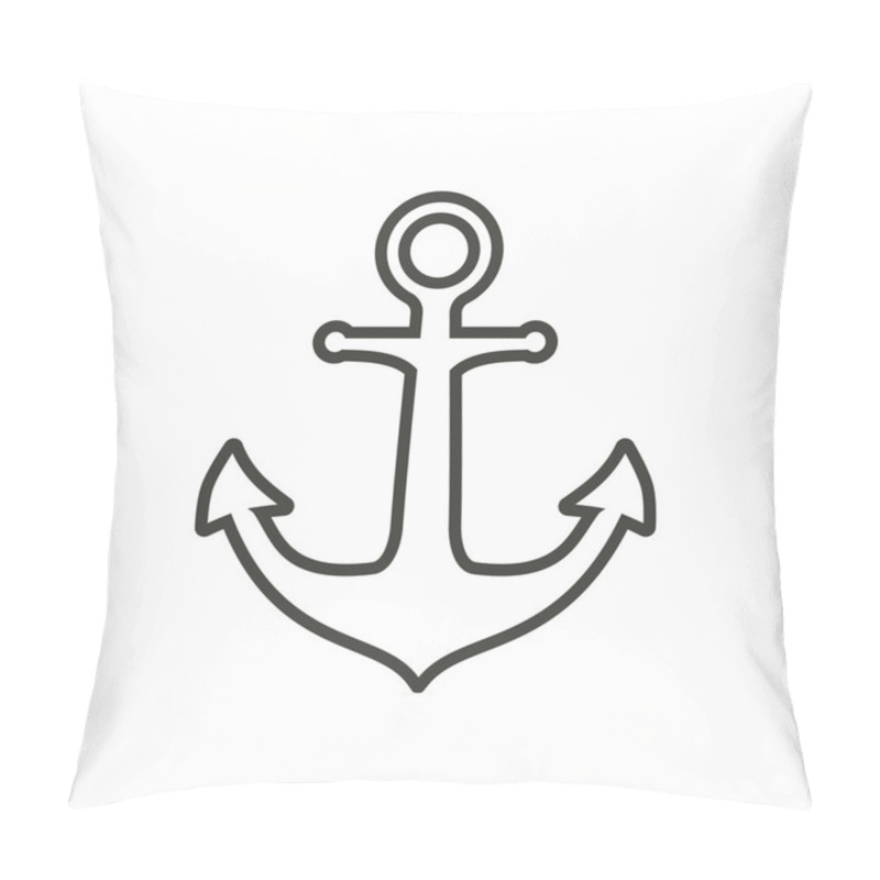 Personality  Anchor  Icon Pillow Covers