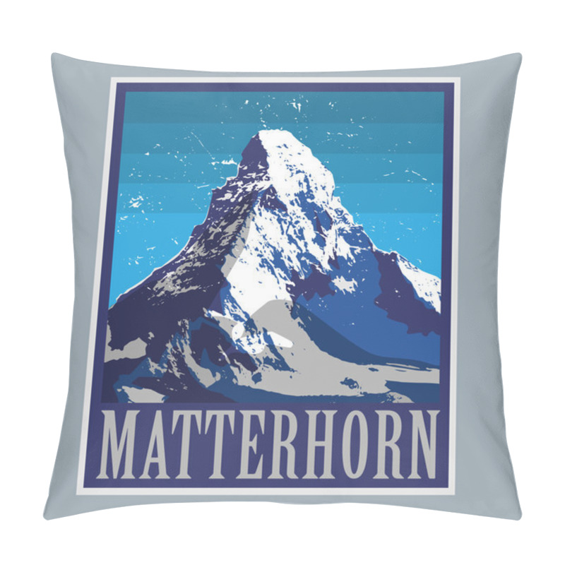 Personality  Mountain Adventure Background Pillow Covers