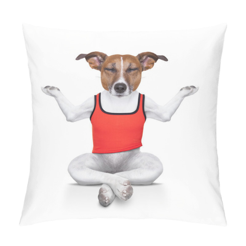 Personality  Yoga Dog Pillow Covers