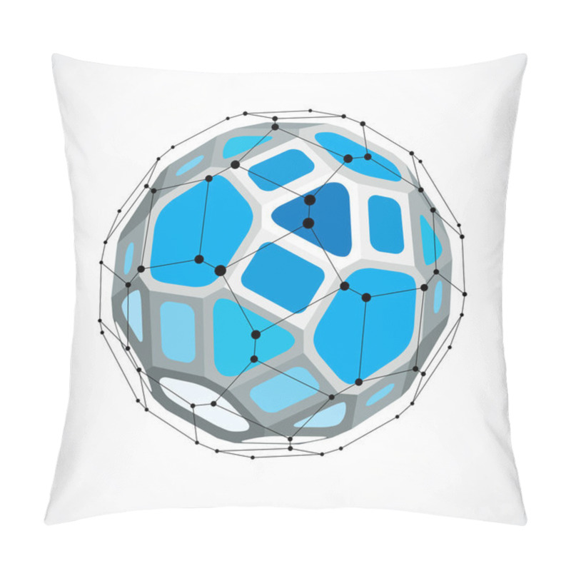 Personality  Faceted Sphere Figure  Pillow Covers