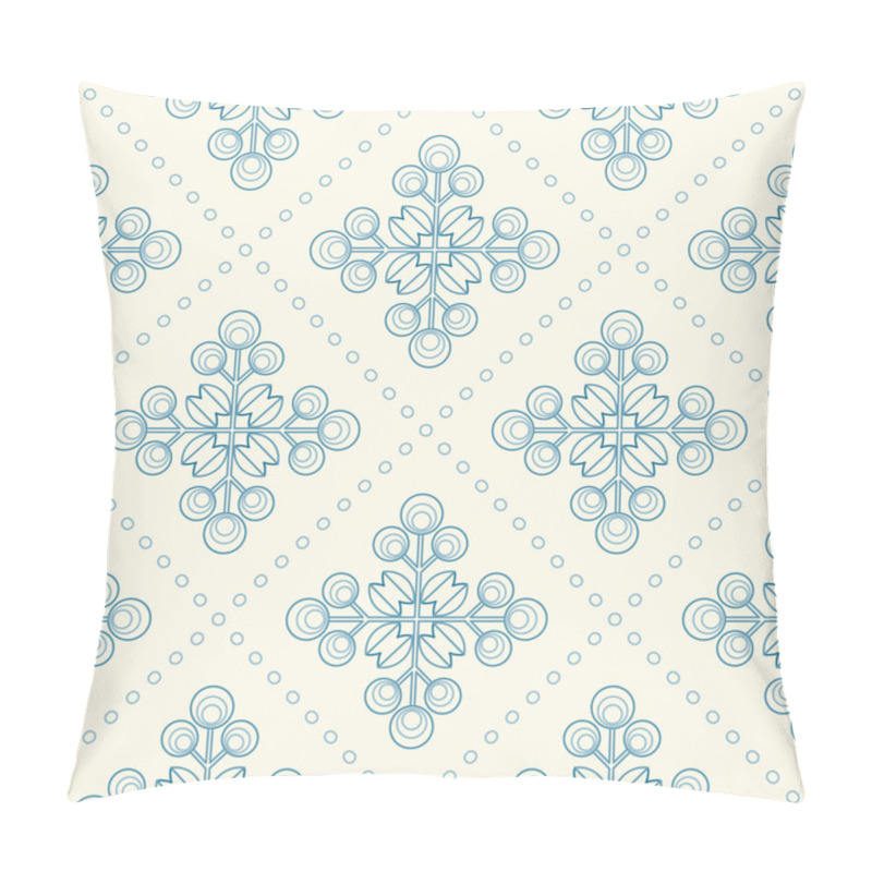 Personality  Seamless Floral Pattern, Geometric Flowers Pillow Covers