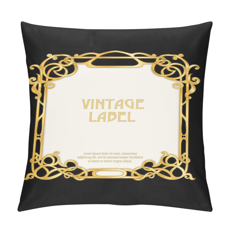 Personality  Label, Decorative Frame, Border. Pillow Covers