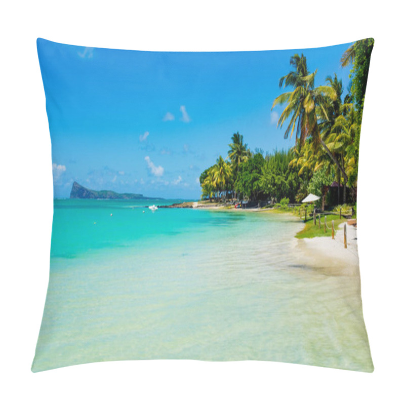 Personality  Amazing White Beaches Of Mauritius Island.  Pillow Covers