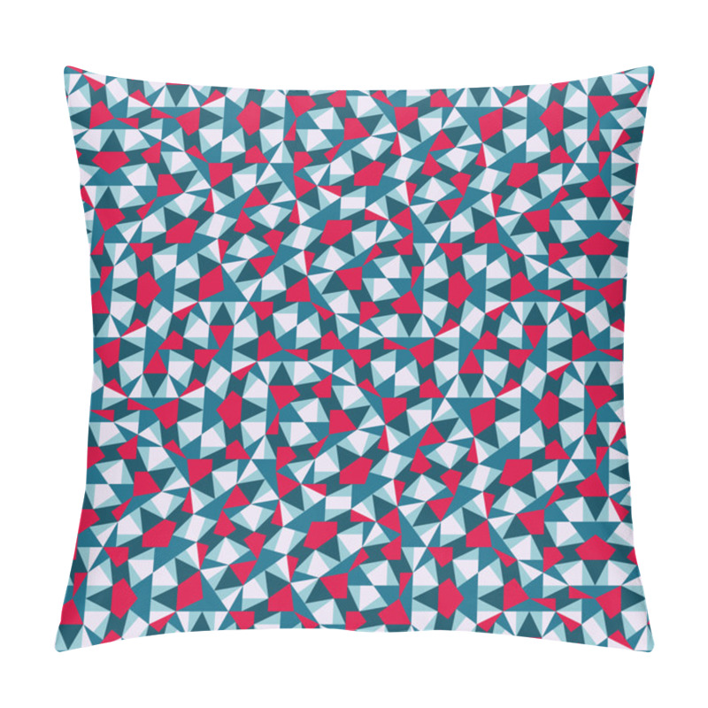 Personality  Triangles Mosaic Geometric Seamless Pattern Pillow Covers