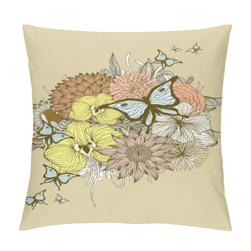 Personality  Flower Bouquet Pillow Covers