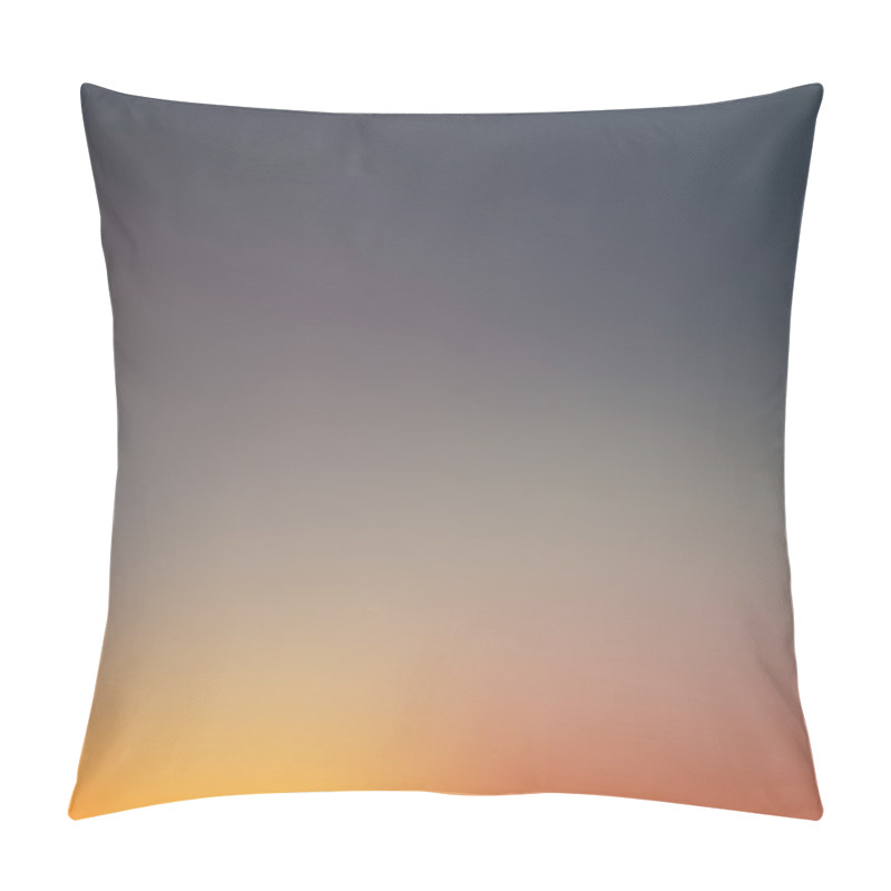 Personality  Realistic Blurred Sunset Or Sunrise Sky Pillow Covers