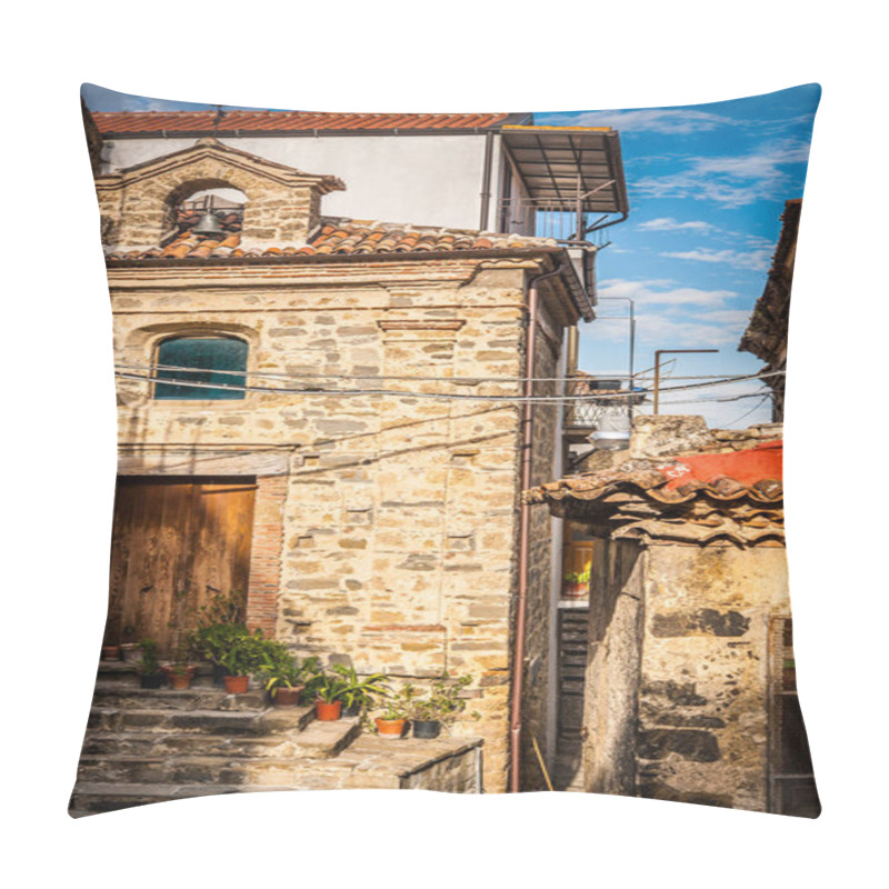 Personality  Details Of The Medieval City  Pillow Covers