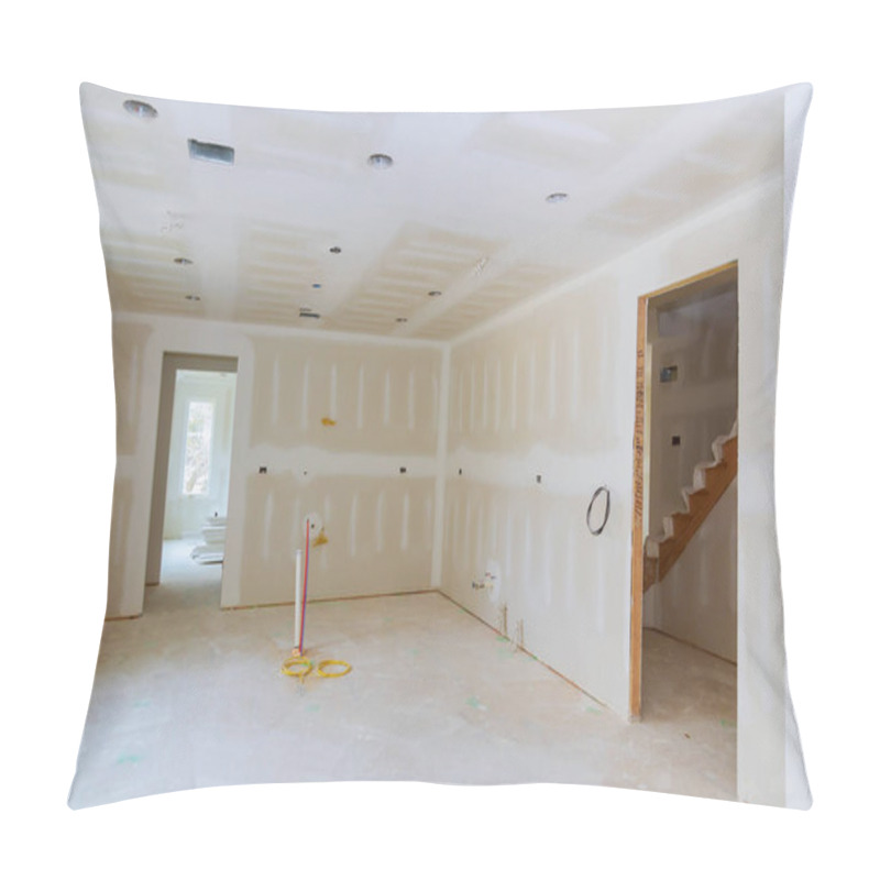 Personality  Drywall Is Hung In Kitchen Room Remodeling Project Pillow Covers