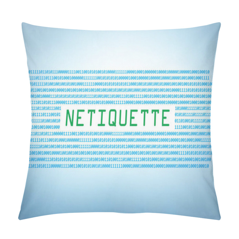 Personality  Concept Of The Etiquette And Netiquette Pillow Covers