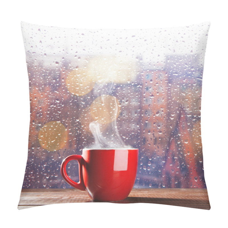 Personality  Steaming Cup Of Coffee Pillow Covers