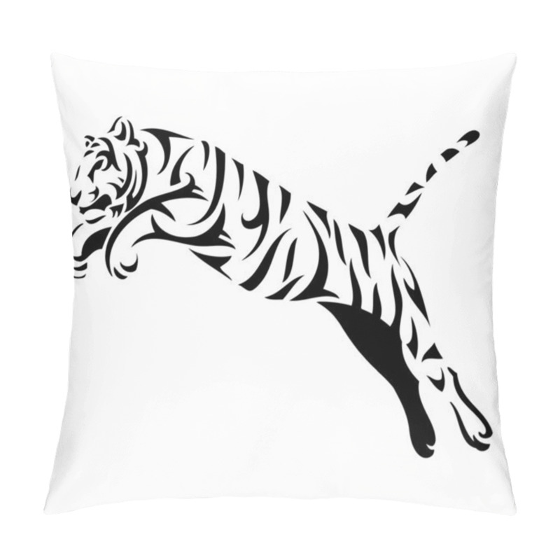 Personality  Tribal Tiger Jump Pillow Covers