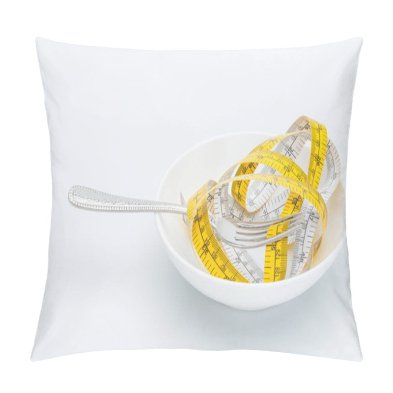 Personality  Measuring Tape On Fork Pillow Covers