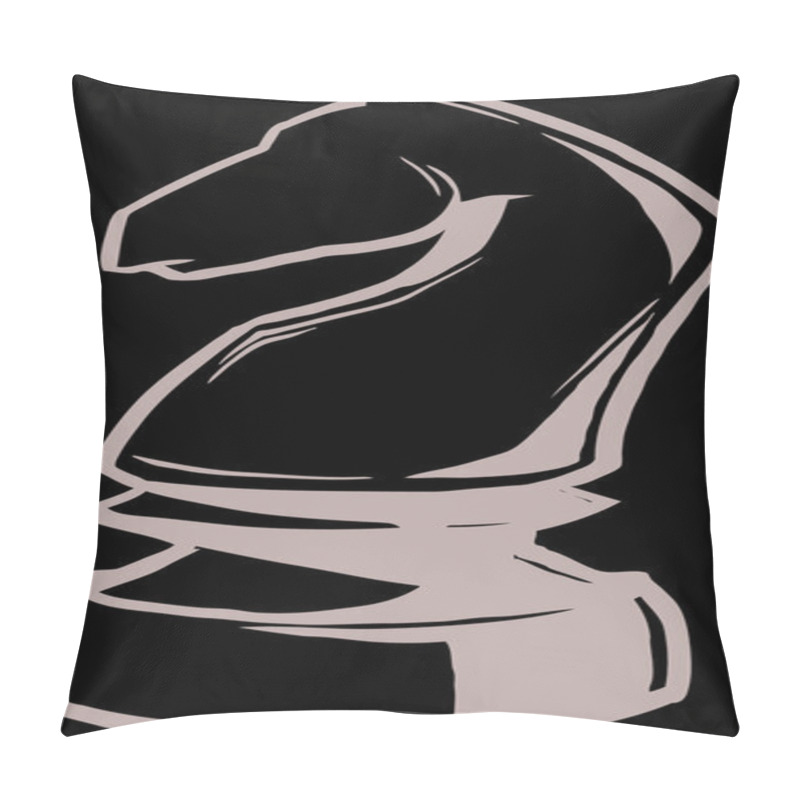 Personality  Knight Chess Piece Pillow Covers