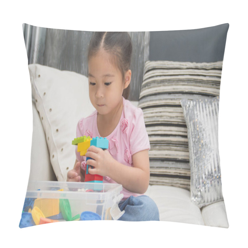 Personality  Concepts Of Learning Skills. Little Children Are Learning Skills Pillow Covers