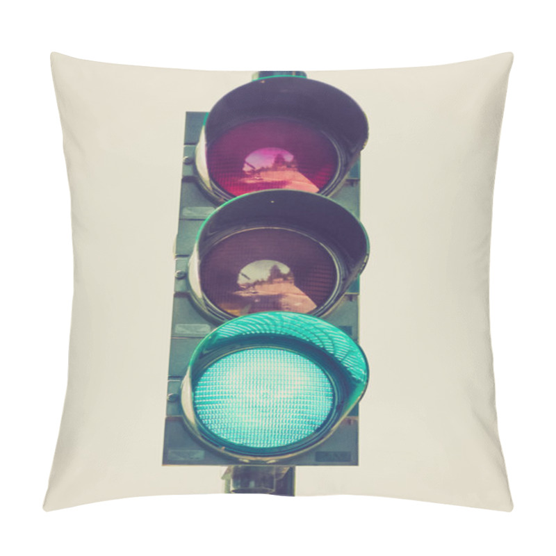 Personality  Retro Look Green Light Pillow Covers