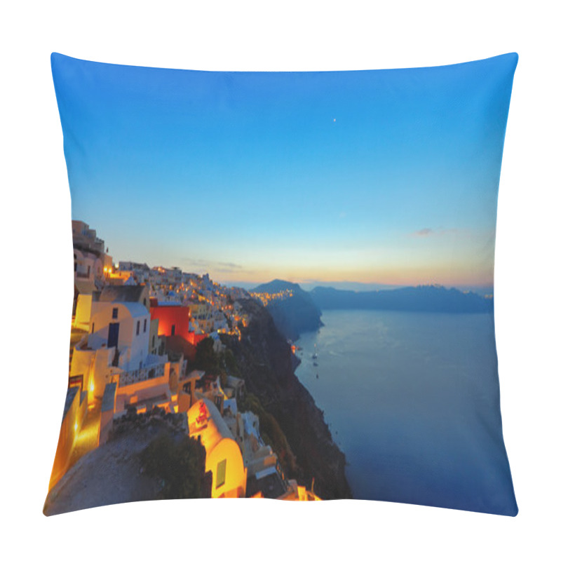 Personality  Oia Before Sunrise Pillow Covers