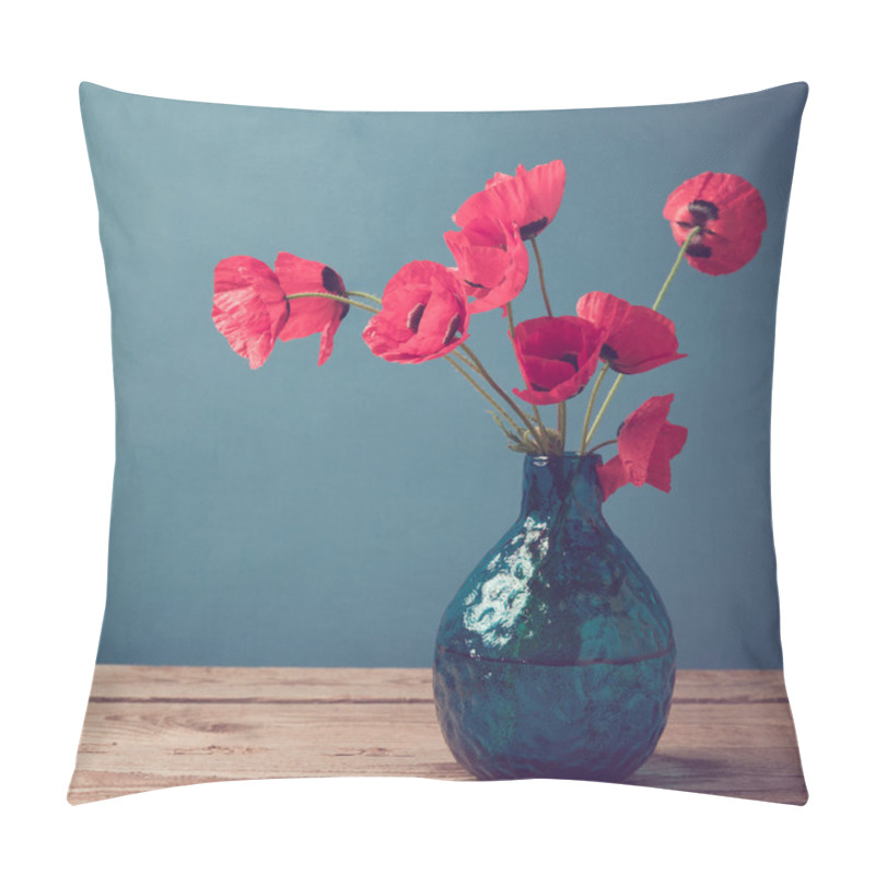 Personality  Poppy Flowers Bouquet Pillow Covers