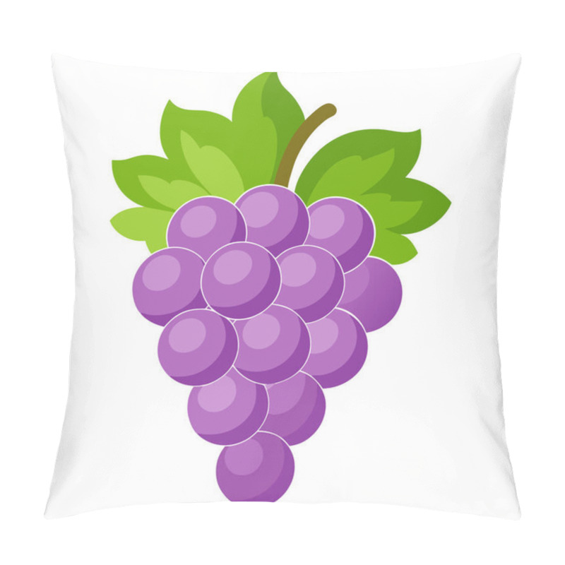 Personality  Fresh Grapes Illustration For Design Projects Pillow Covers