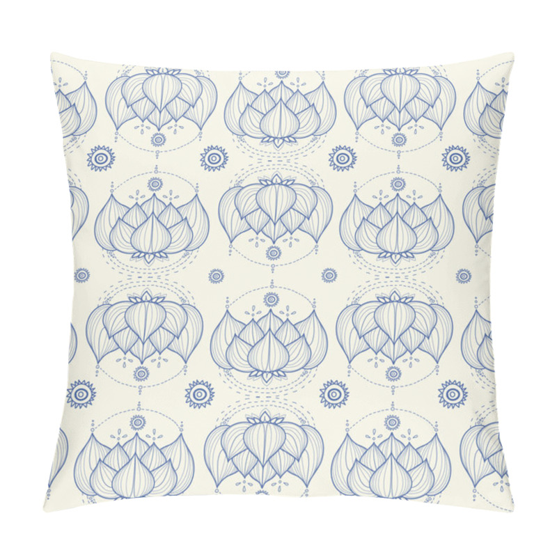 Personality  Lotus Flower. Pillow Covers