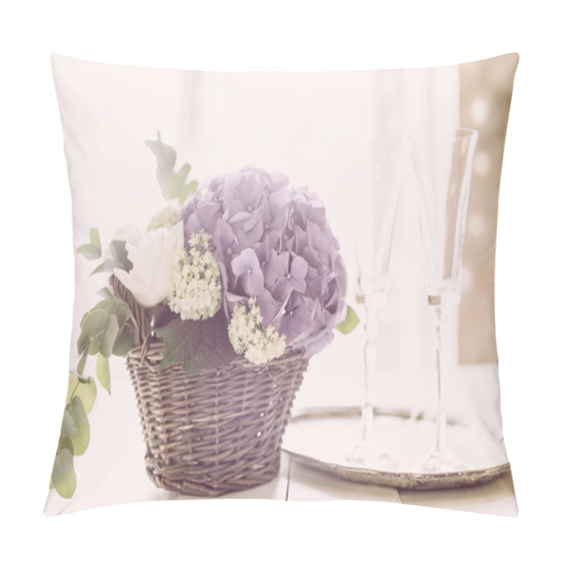 Personality  Bouquet Of Fresh Flowers Pillow Covers