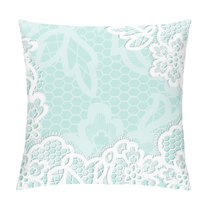 Personality  Lace Background With A Place For Text. Pillow Covers