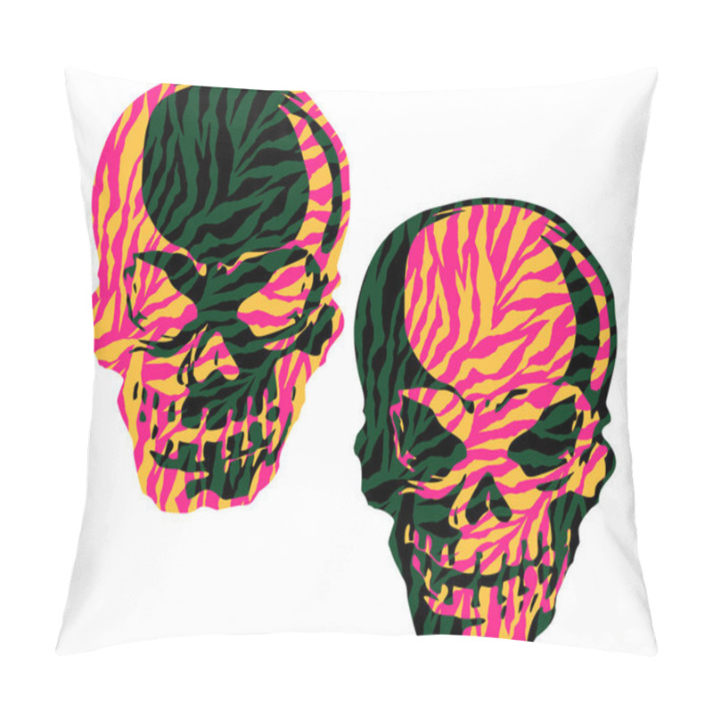 Personality  Skull And Animal Print Pillow Covers