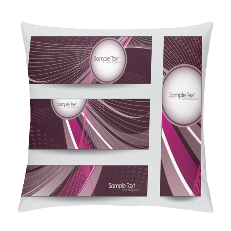 Personality  Collection Of Geometric Banners Pillow Covers