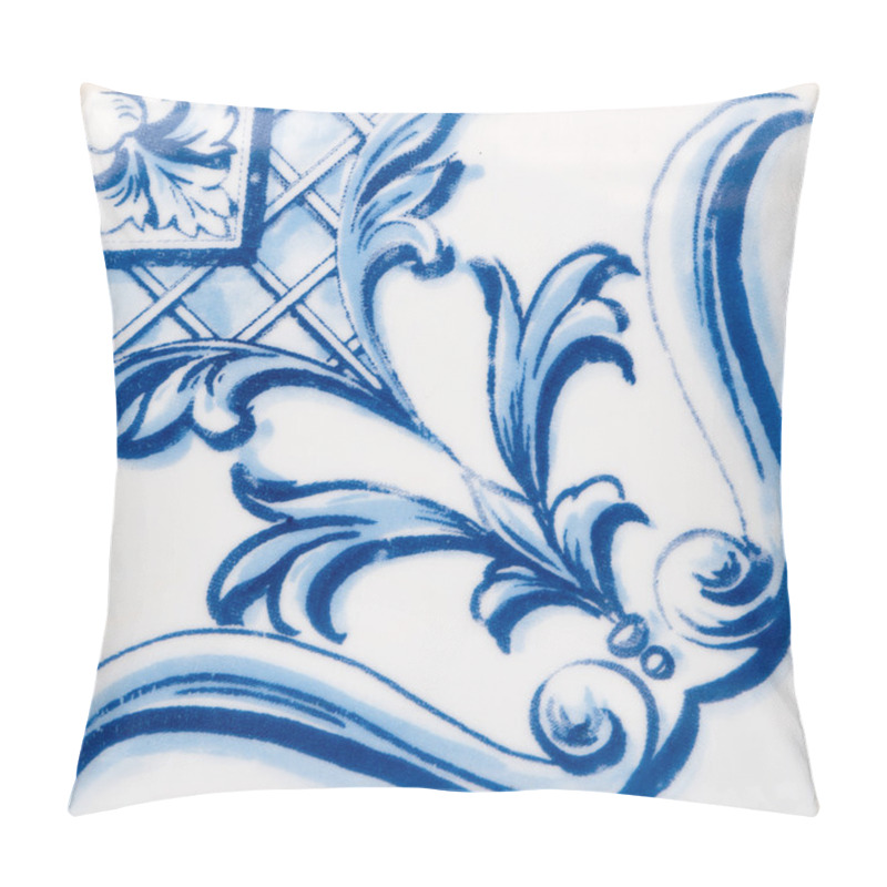 Personality  Traditional Portuguese Glazed Tiles Pillow Covers