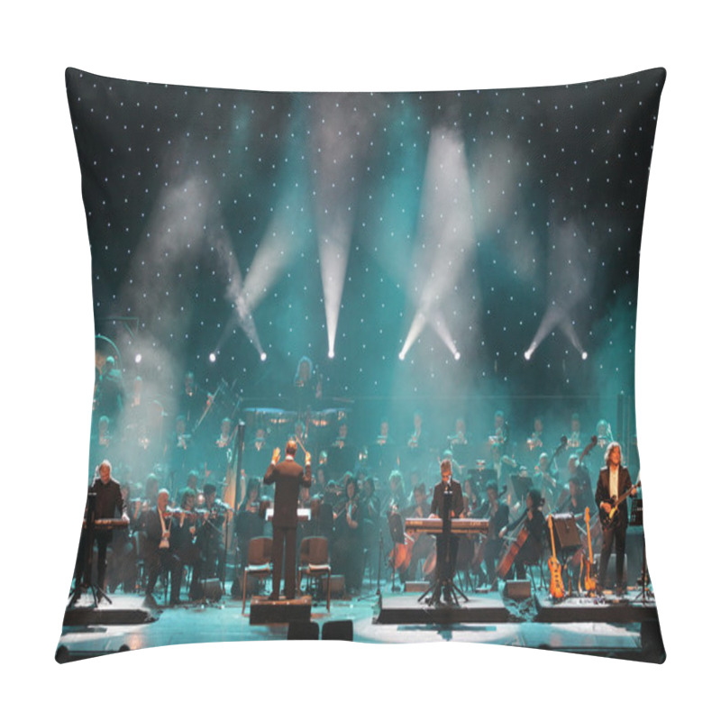 Personality  White Light At Concert Pillow Covers