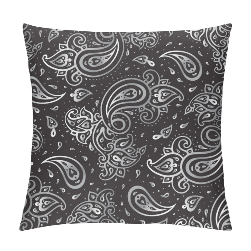 Personality  Paisley Background. Hand Drawn Ornament. Pillow Covers