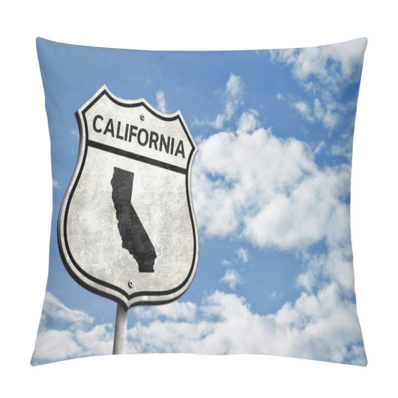 Personality  U.S. Route 66 In California Pillow Covers