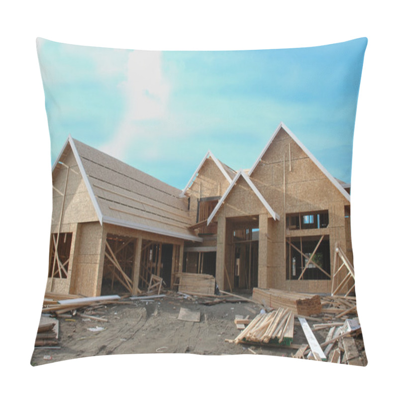 Personality  House Construction Pillow Covers