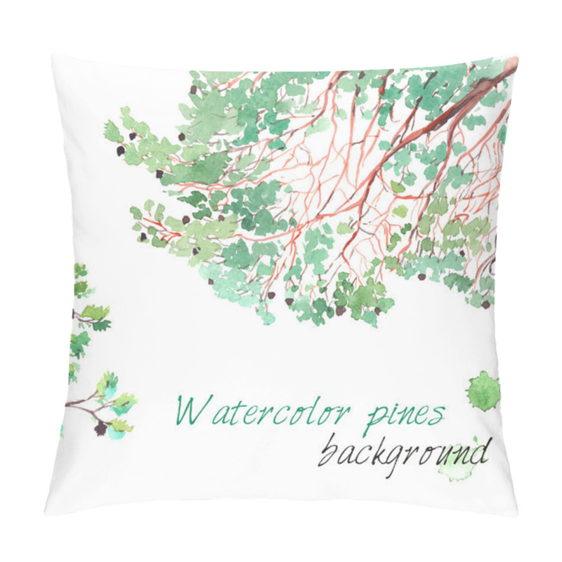 Personality  Pine Tree Branches Pillow Covers