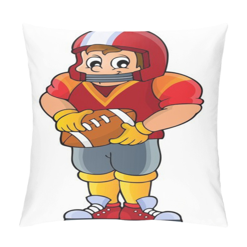 Personality  American Football Theme Image 1 Pillow Covers