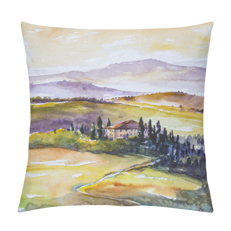 Personality  Tuscany Autumn Landscape Pillow Covers