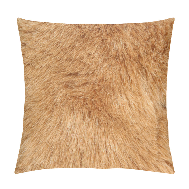 Personality  Brown Fur Background Texture Pillow Covers