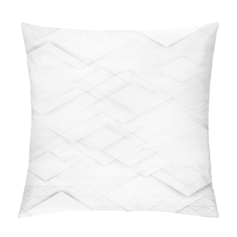 Personality  Vector Abstract Geometric Shape From Triangles.  Pillow Covers