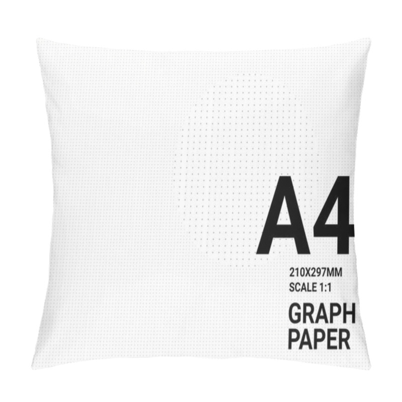 Personality  Dotted Graph Paper Background Plotting Dots Ruler Guide Grid Calligraphy Drawing Layout Pillow Covers