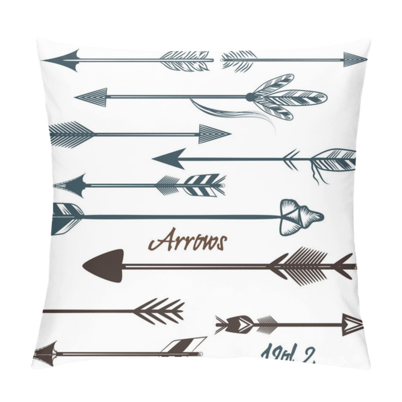 Personality  Collection Of Vector Tribal Arrows For Design Pillow Covers