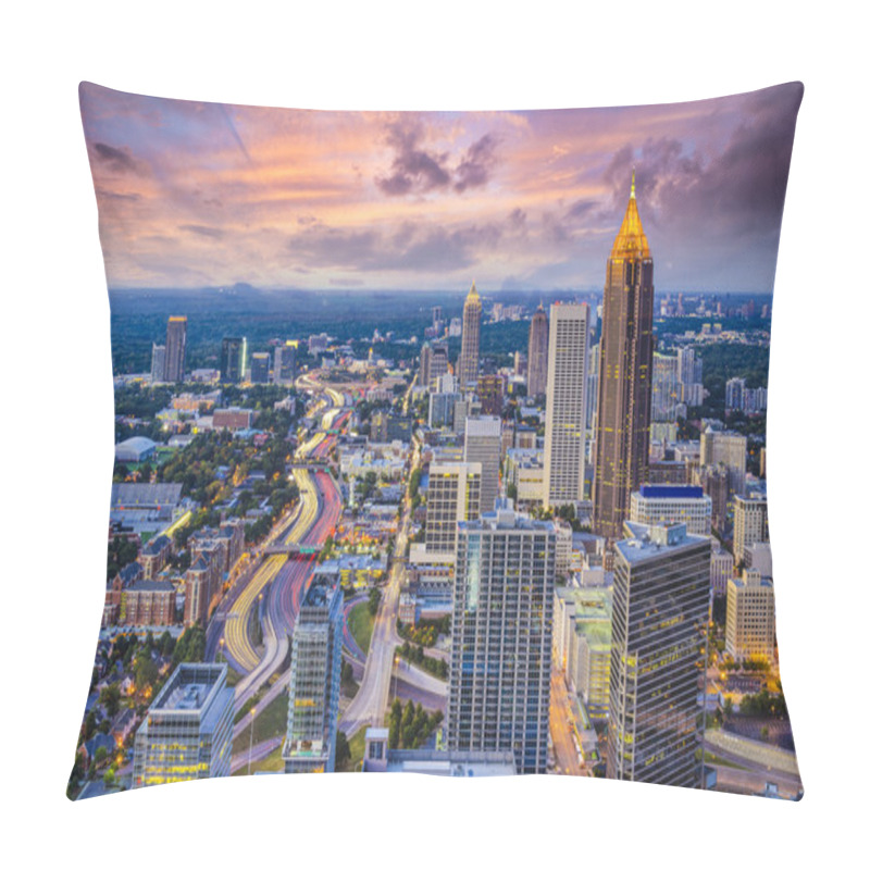 Personality  Atlanta Skyine Pillow Covers