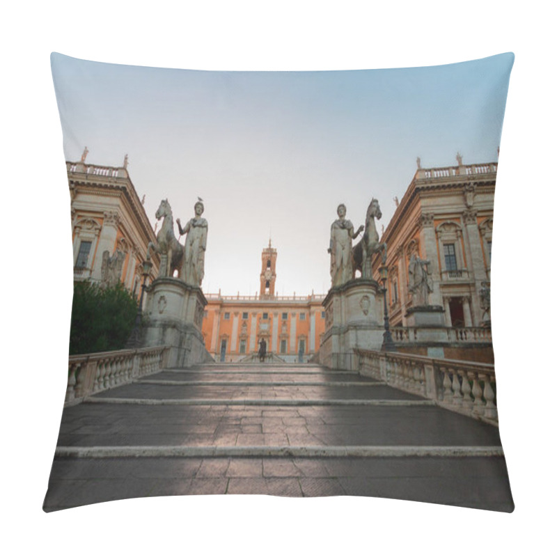 Personality  Campidoglio Square In Rome, Italy Pillow Covers