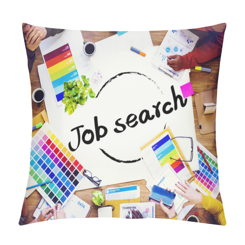 Personality  Job Search And Career Concept Pillow Covers