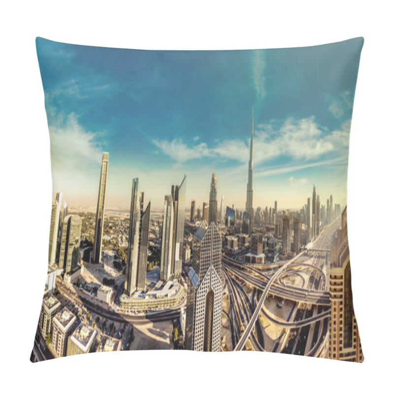 Personality  Downtown Dubai On A Summer Day Pillow Covers