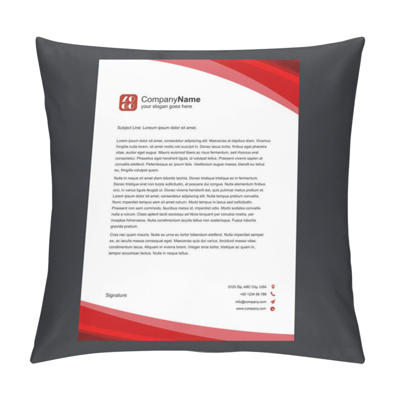 Personality  Business Flyer Design  Pillow Covers