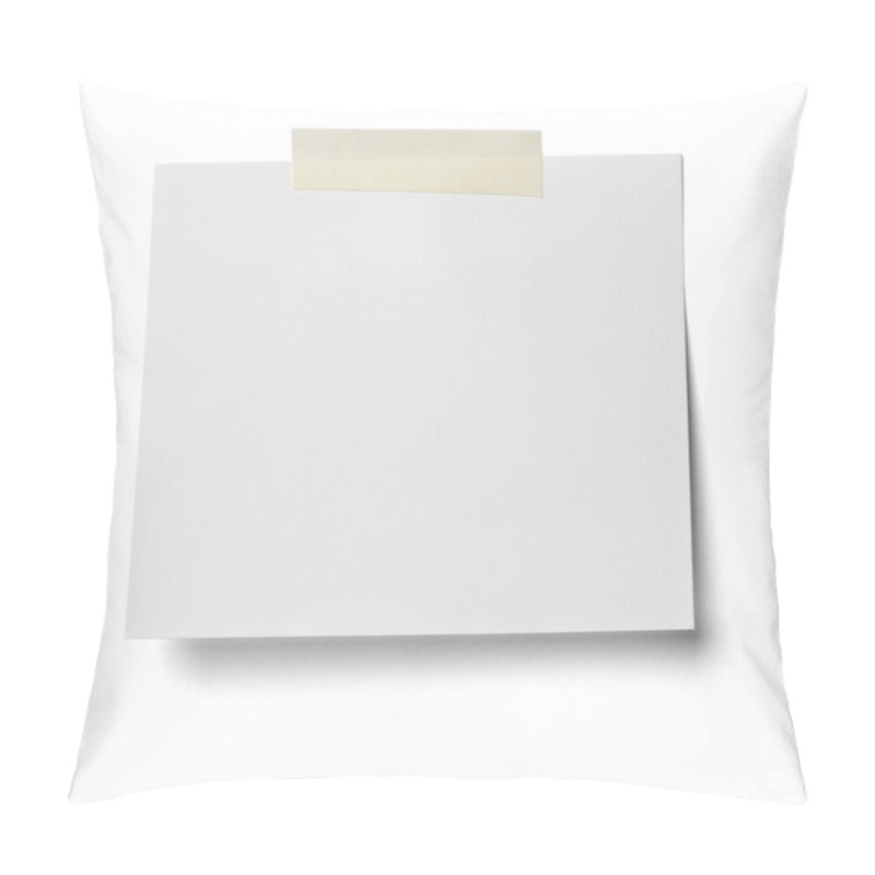 Personality  White Note Paper Message Label Business Pillow Covers