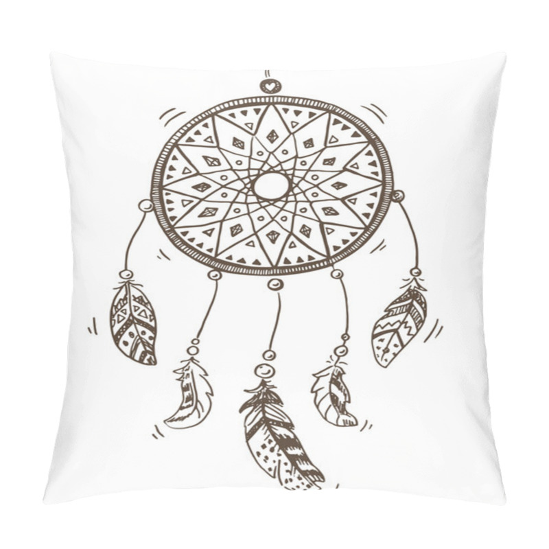 Personality  Hand Drawn Dreamcatcher Pillow Covers