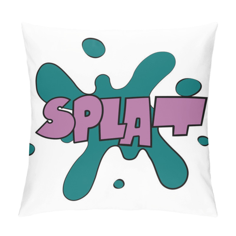 Personality  Comic Book Speech Bubbles Onomatopeia Expression Letters Pillow Covers